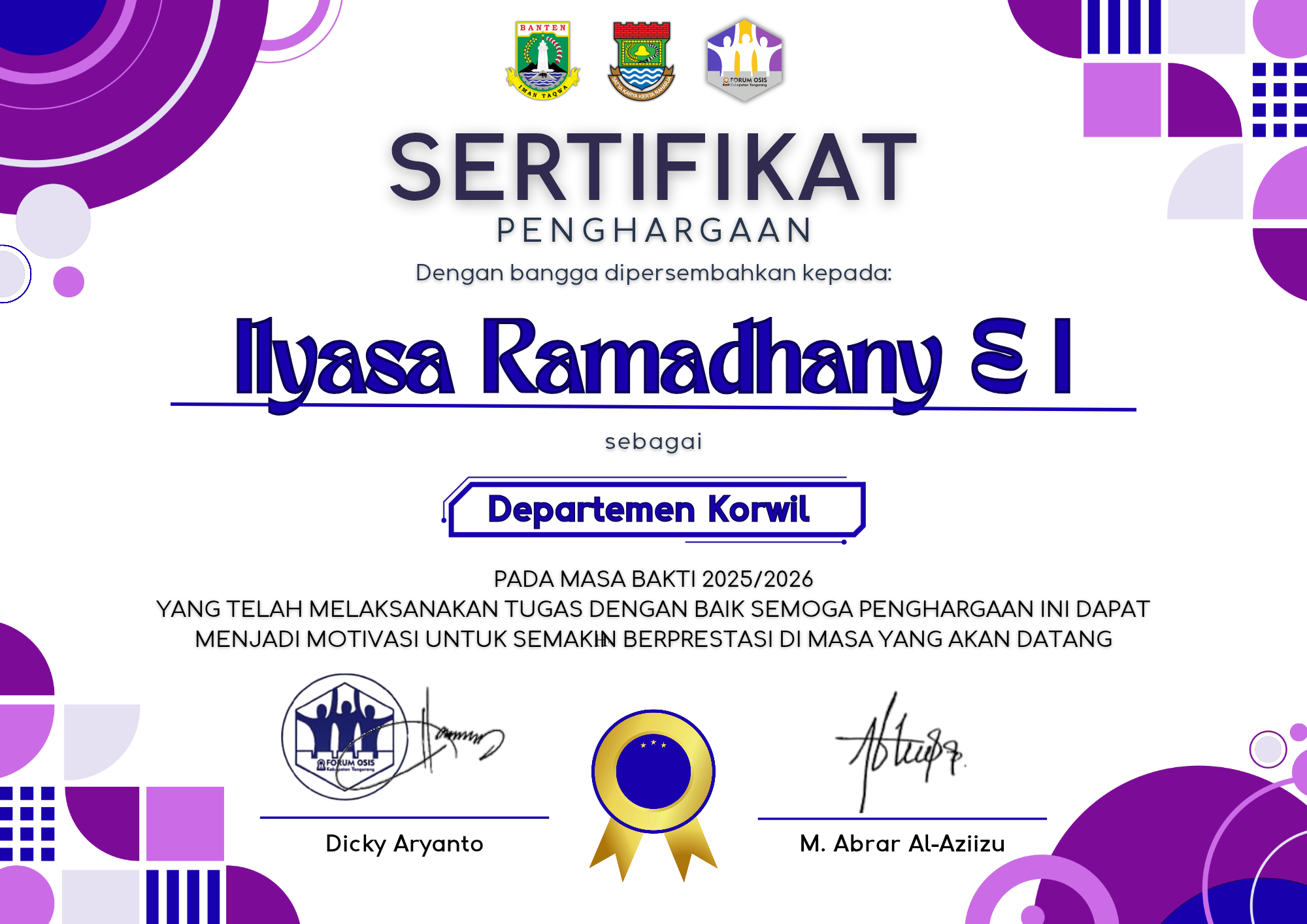 Certificate 3